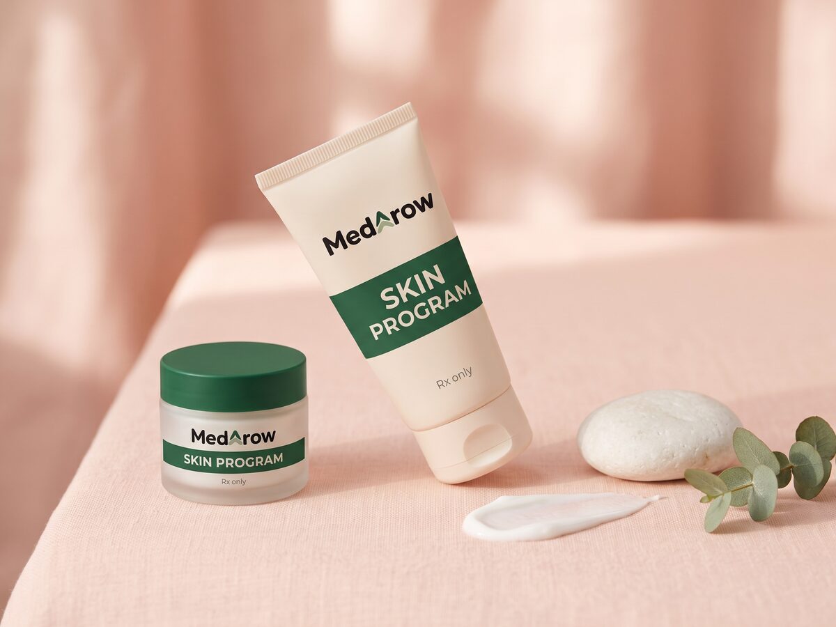 MedArow Skin Program tube and jar